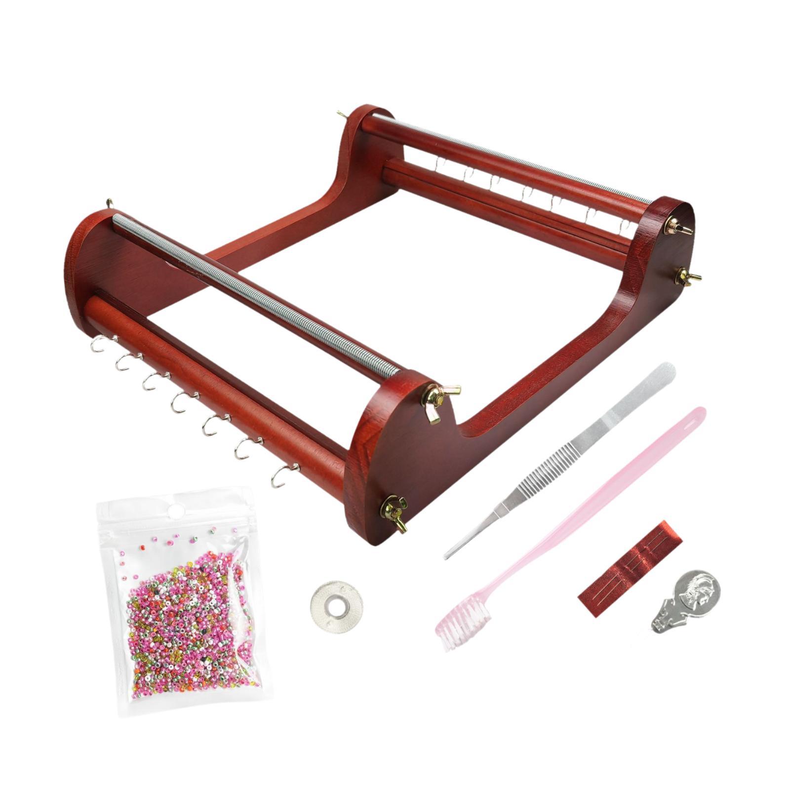 Jewelry Making Machines - DIY Holzperlen-Webset für Schmuckherstellung mit Pinzetten,