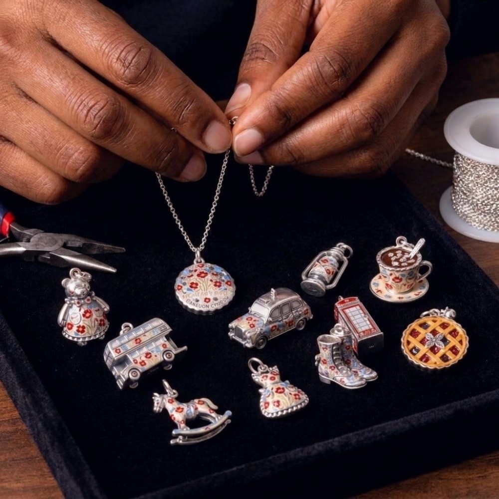 Jewelry Making London - Niedliche Cartoon-Anhänger aus Edelstahl, Miniatur-Schmuckstücke im