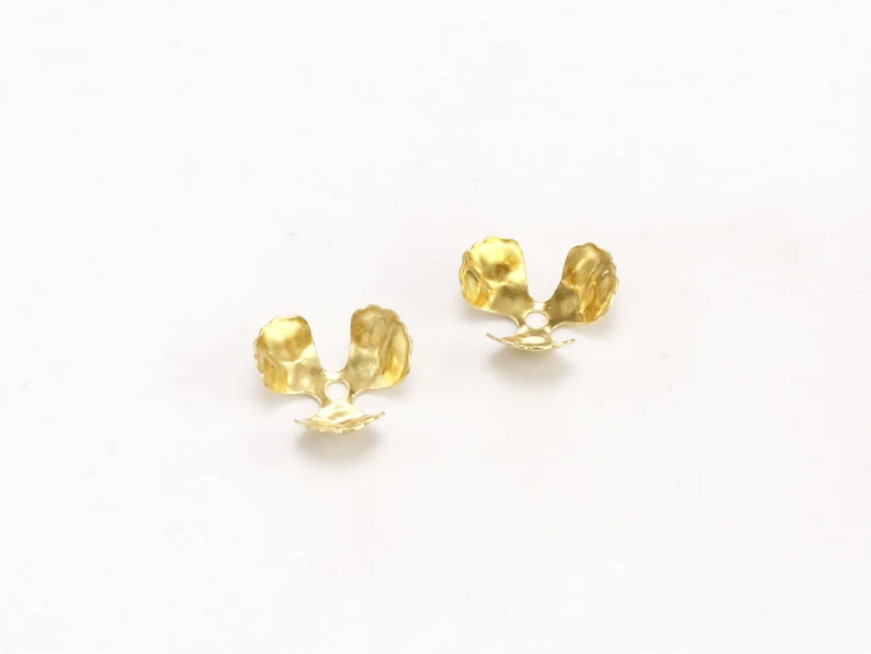 100 Stück Messing-Perlenkappen – Jewelry Making Gemstones Bewertung und Preis