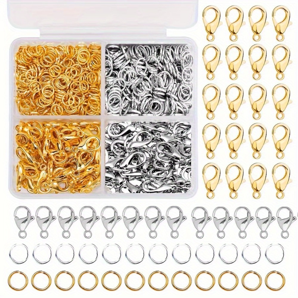 350/500 Stück Kombinationsset  – Lobster Clasp Silver Bewertung und Preis