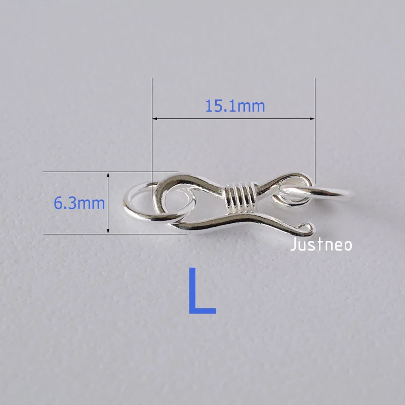 S-Haken- und Ösenfischverschlu – Lobster Clasp Silver Bewertung und Preis